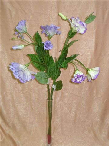 Лизиантус фиолетовый, светло-фиолетовый, в-78 см. шелк. см.внутри