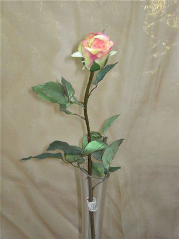 Роза, розовая, в-60 см. шелк. 94979022