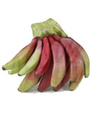 Бананы желто-красные мини 10 см